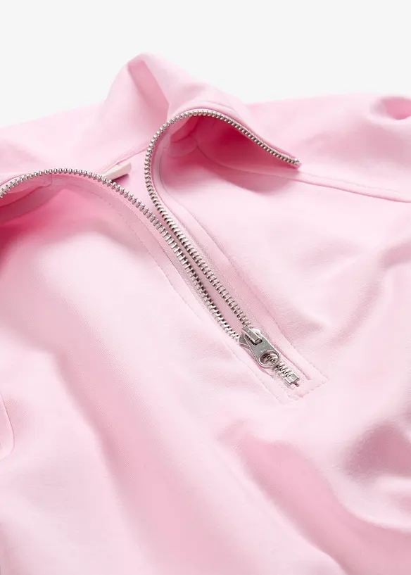 Felpa morbida effetto neoprene, bonprix