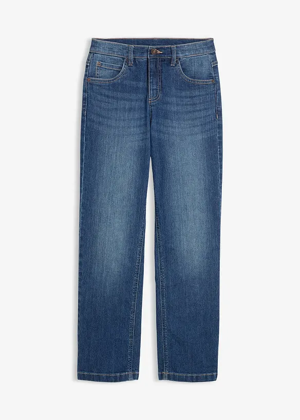 Jeans straight, vita media, bonprix
