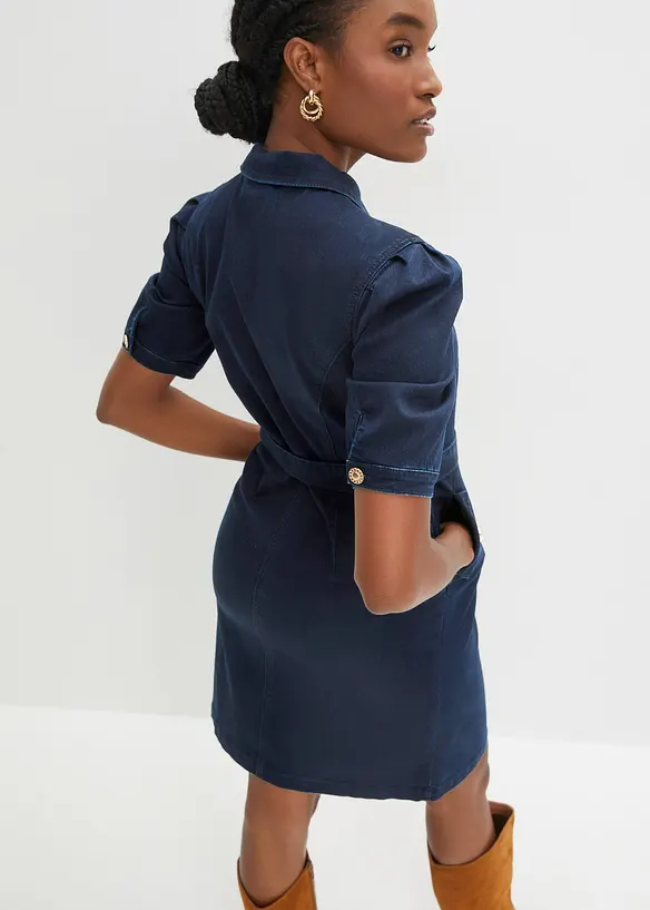 Abito di jeans con cerniera, bonprix