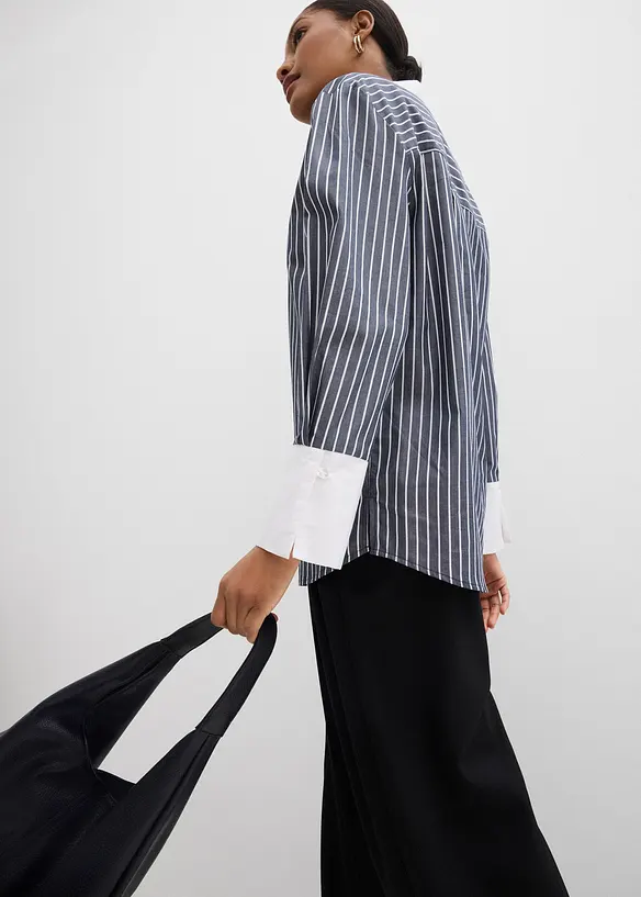 Camicia oversize in puro cotone, bonprix