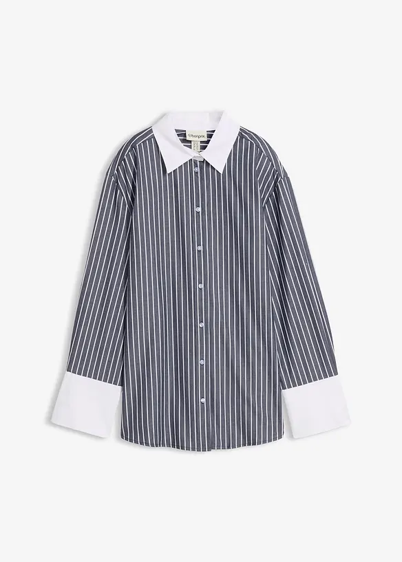 Camicia oversize in puro cotone, bonprix