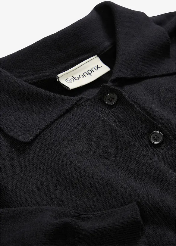 Polo in misto seta, bonprix