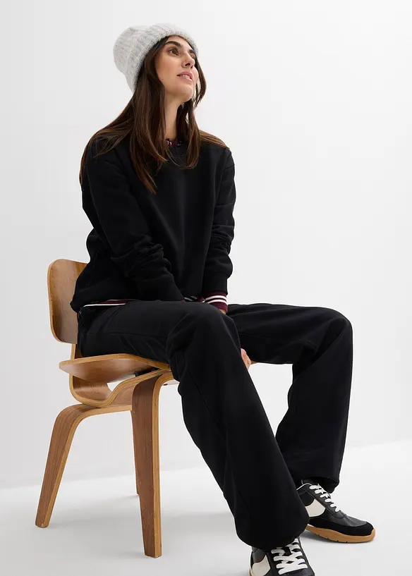 Felpa pr&eacute;maman / da allattamento 2 in 1 in puro cotone biologico, bonprix