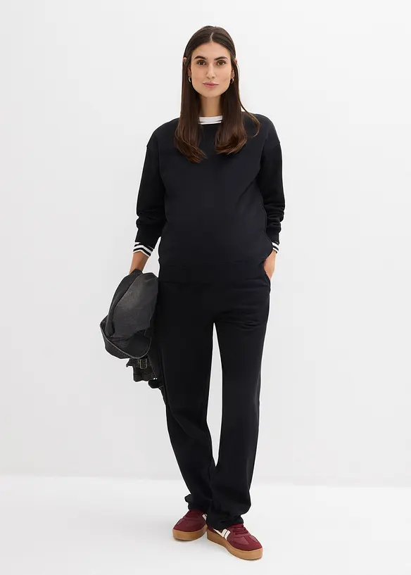 Felpa pr&eacute;maman / da allattamento 2 in 1 in puro cotone biologico, bonprix