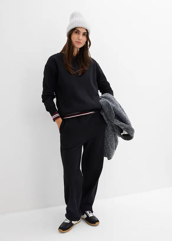 Felpa pr&eacute;maman / da allattamento 2 in 1 in puro cotone biologico, bonprix