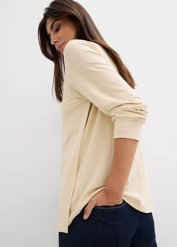 Maglia pr&eacute;maman / da allattamento in puro cotone biologico (pacco da 2), bonprix