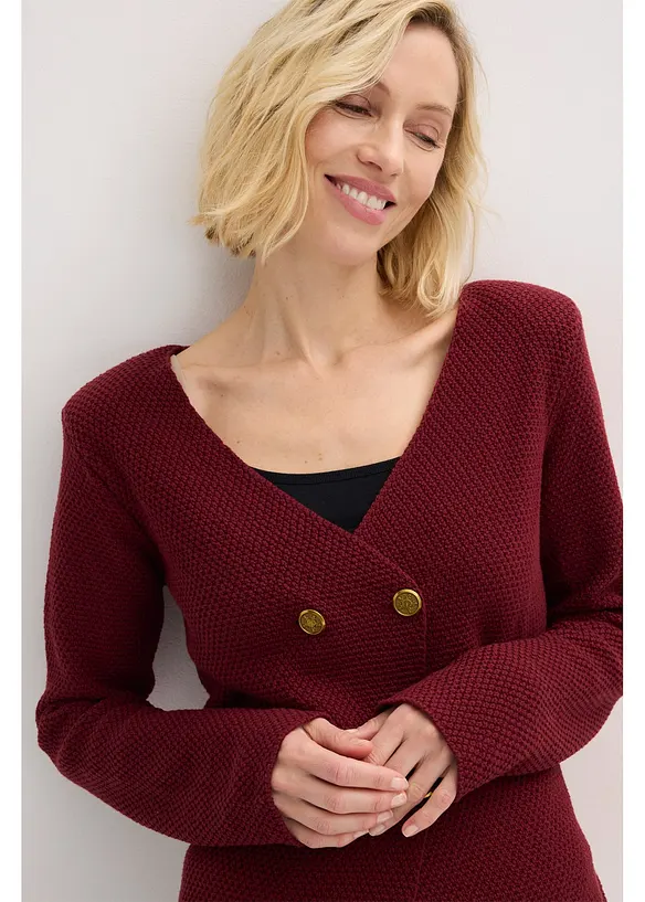 Cardigan stile blazer, bonprix