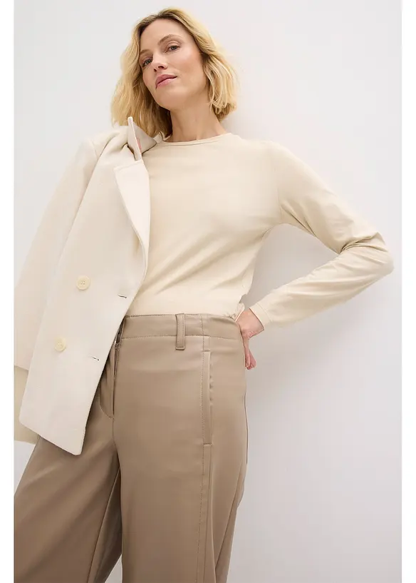 Pantaloni culotte in similpelle, bonprix