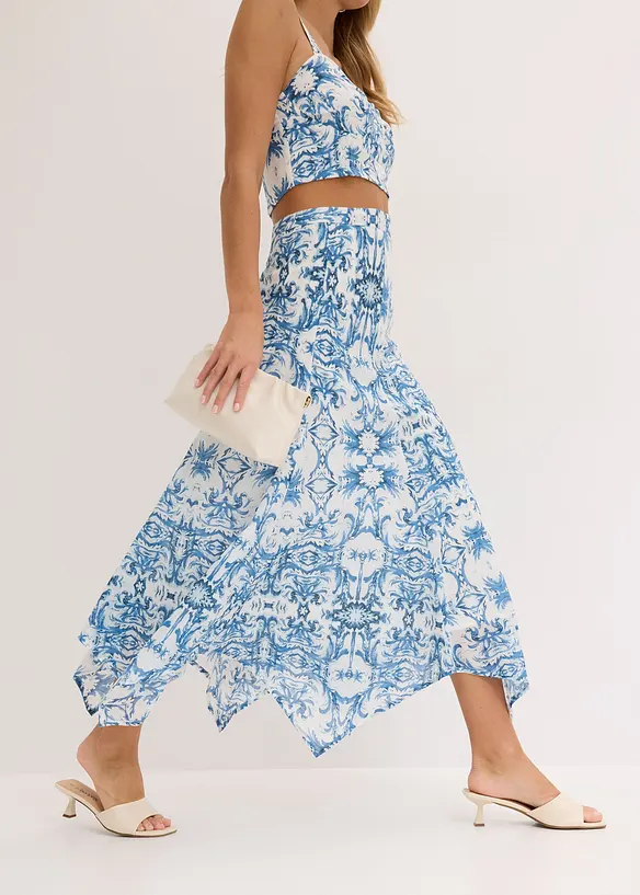 Gonna con orlo a punte, bonprix