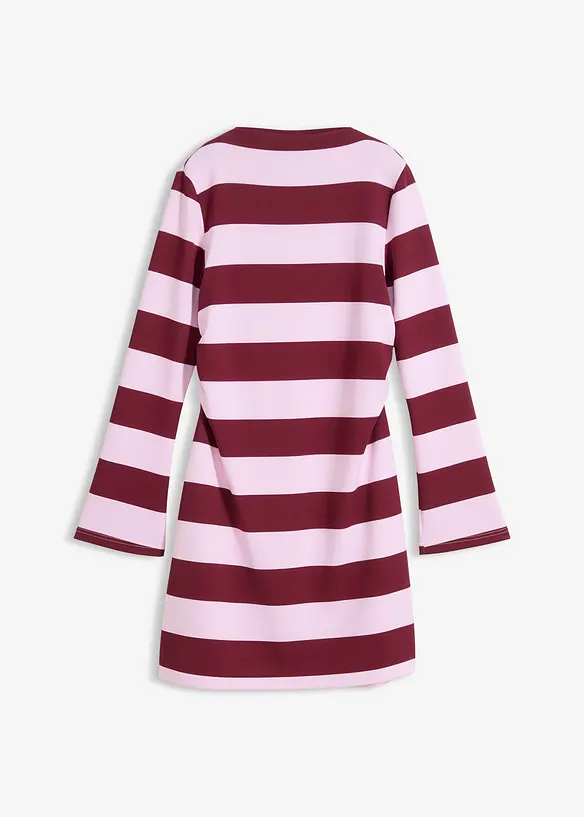 Abito di jersey con collo dritto, bonprix