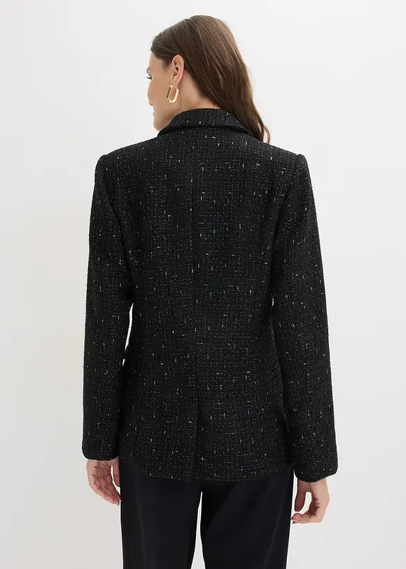 Blazer doppiopetto in boucl&eacute;, bonprix