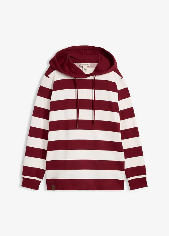 Felpa con cappuccio in puro cotone, bonprix