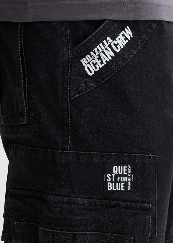 Jeans elasticizzati con cinta comoda relaxed fit, straight, bonprix