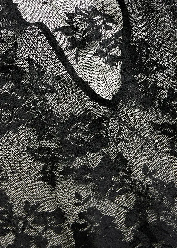 Top a maniche lunghe e panty (set 2 pezzi), bonprix