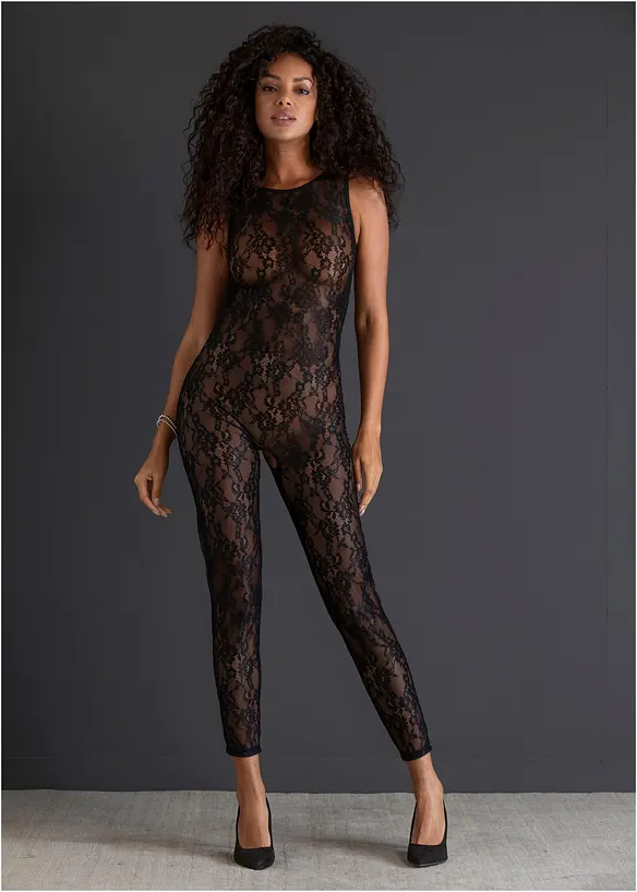 Catsuit ouvert, bonprix