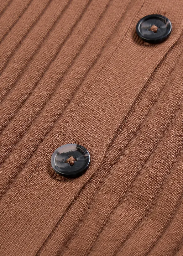 Gilet in maglia a coste, bonprix