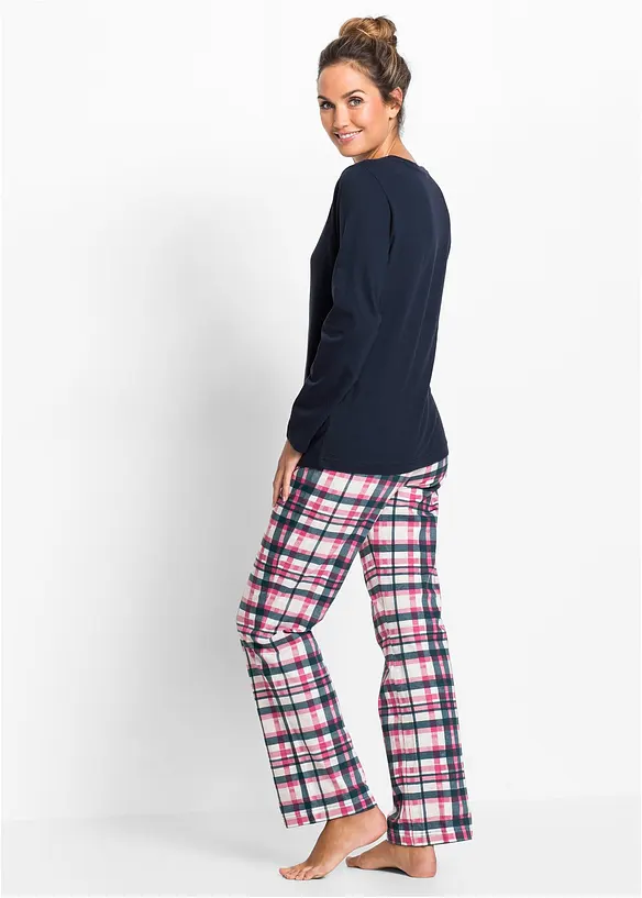 Pigiama in puro cotone biologico, bonprix