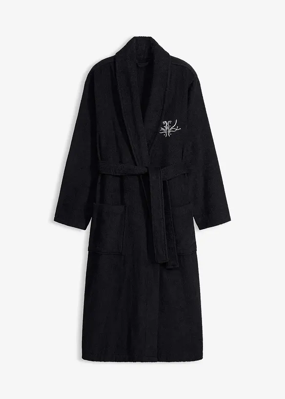 Accappatoio in spugna di puro cotone, bonprix