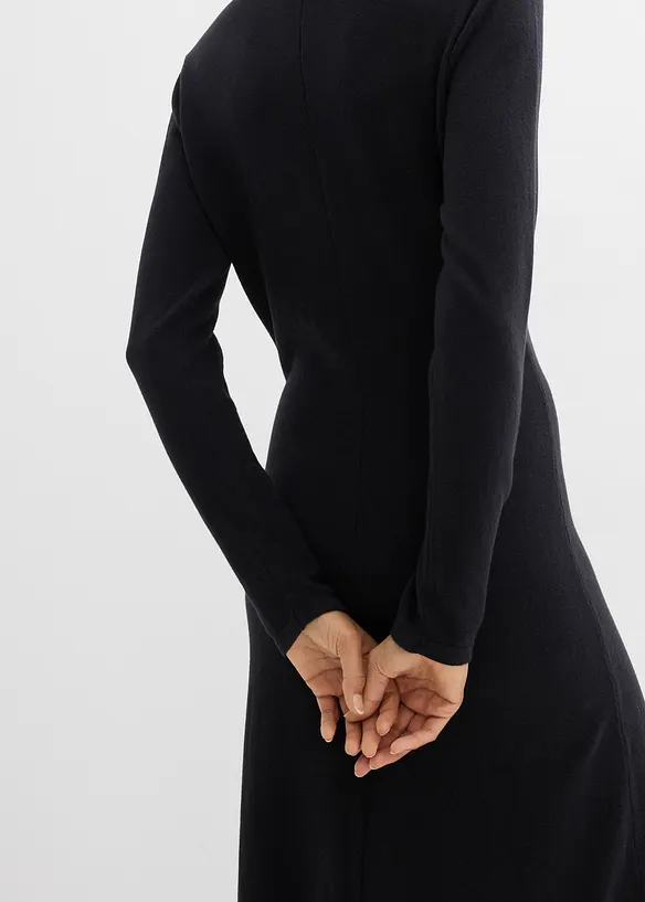 Abito lungo in maglia di misto cachemire, bonprix