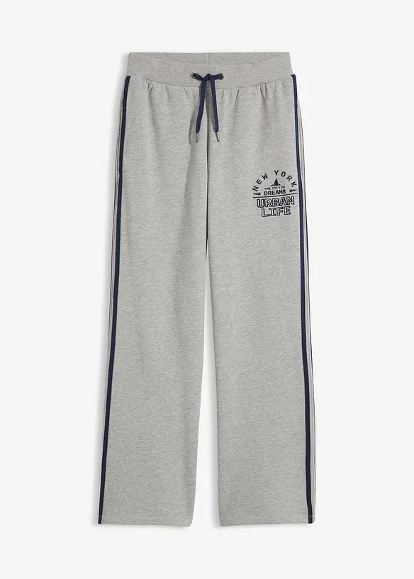 Pantaloni di felpa in misto cotone morbido, bonprix