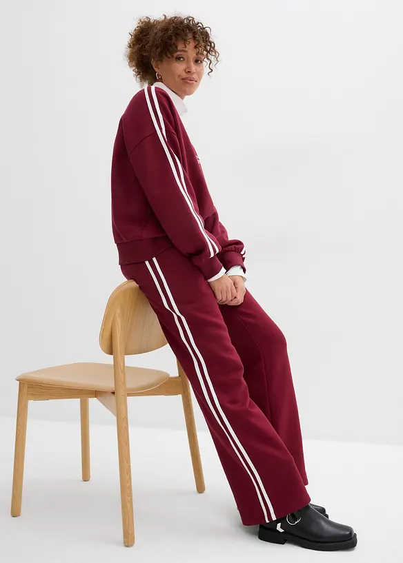 Pantaloni di felpa in misto cotone morbido, bonprix