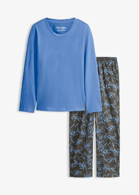 Pigiama in puro cotone (set 3 pezzi), bonprix