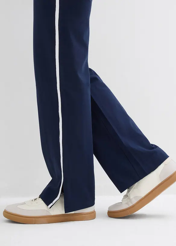 Tuta sportiva in cotone elasticizzato (set 2 pezzi), bonprix