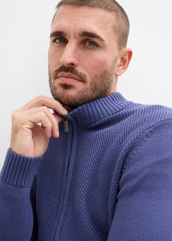 Cardigan in filato fine di puro cotone, bonprix