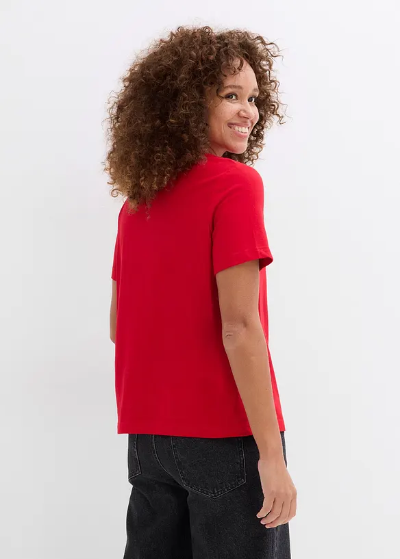 T-shirt in puro cotone, bonprix