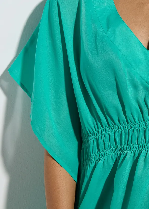 Tunica copricostume trasparente con scollo a V, bonprix