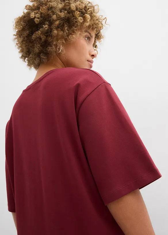 Maglia lunga in interlock, bonprix