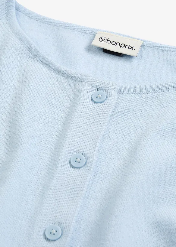 Cardigan in filato fine, bonprix