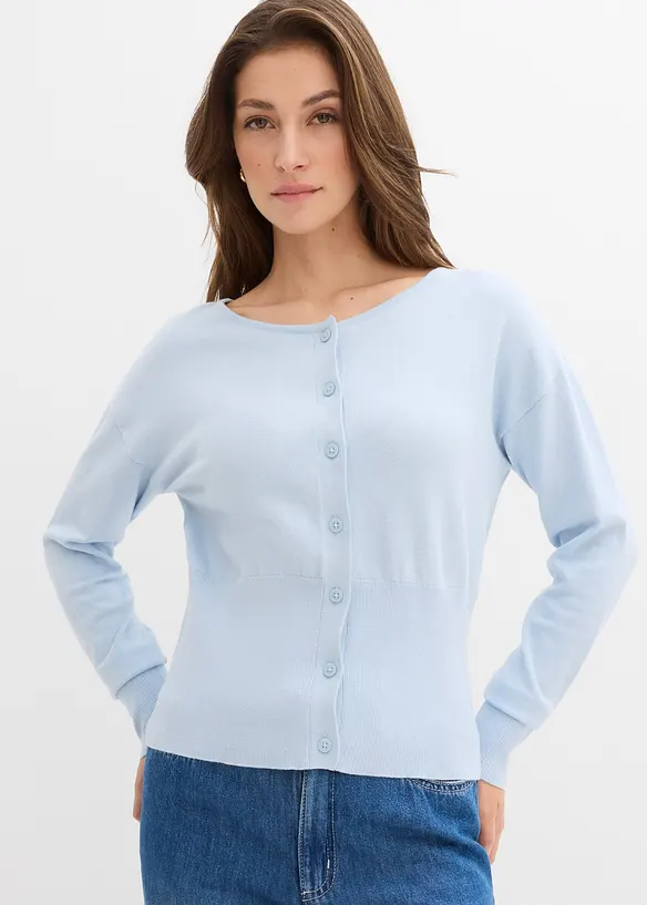Cardigan in filato fine, bonprix