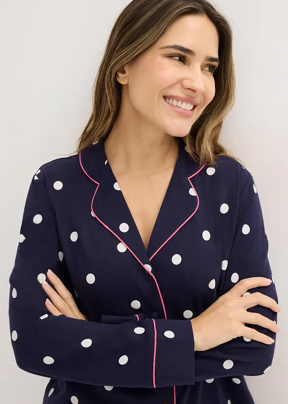 Pigiama in cotone morbido, bonprix
