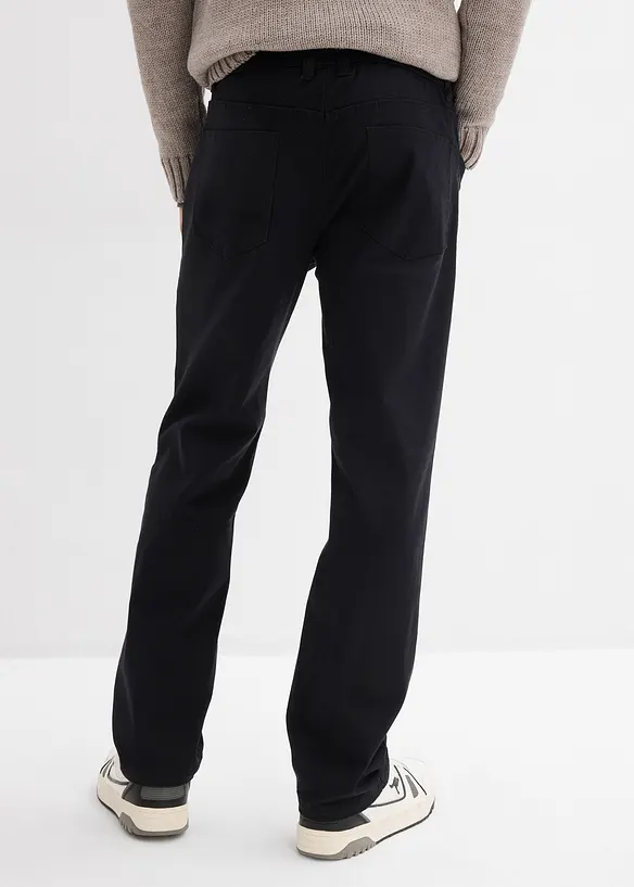 Pantaloni relaxed fit elasticizzati con elastico in vita, straight, bonprix