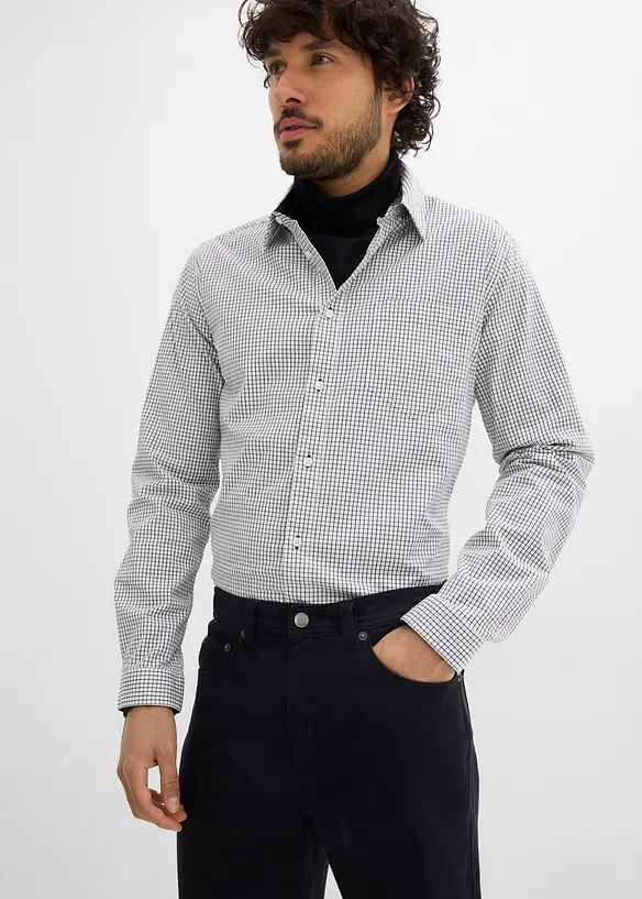 Pantaloni classic fit elasticizzati con vita comoda, straight, bonprix