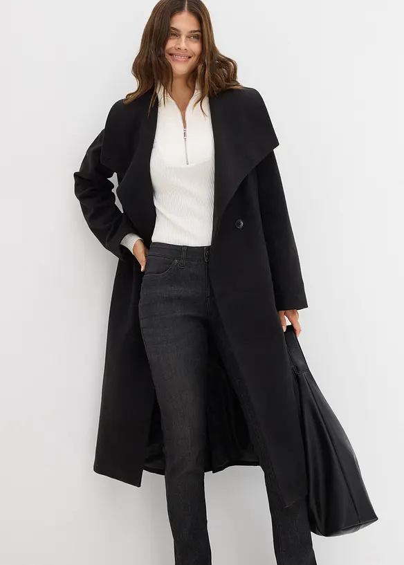 Jeans elasticizzati straight, vita media, bonprix