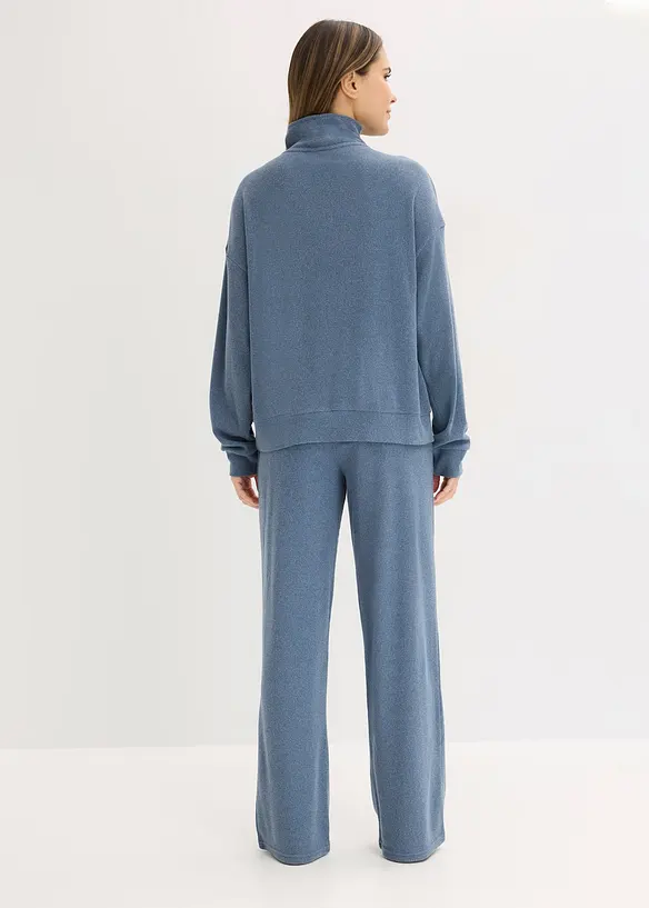 Tuta da casa in morbido jersey waffle, bonprix