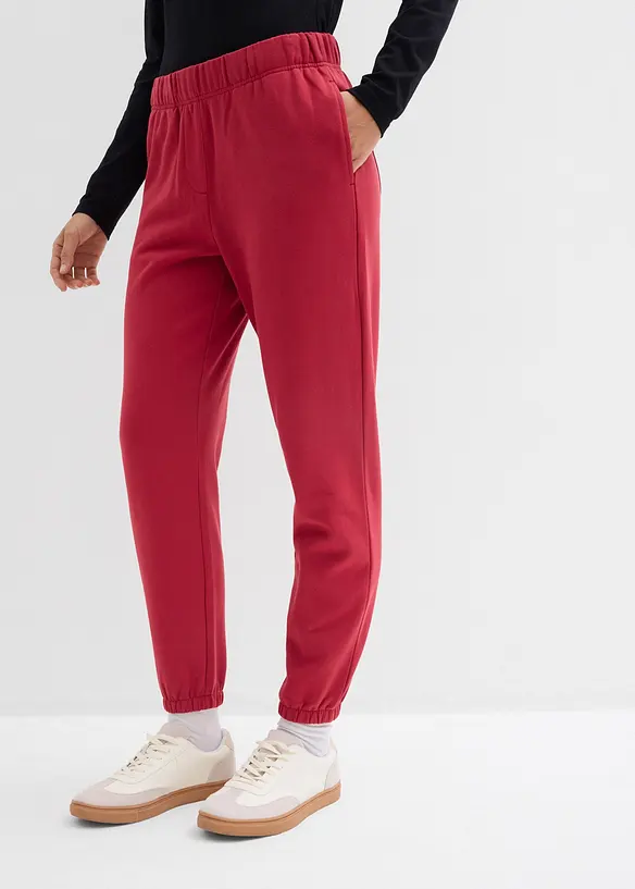 Pantaloni in felpa di puro cotone biologico (pacco da 2), bonprix