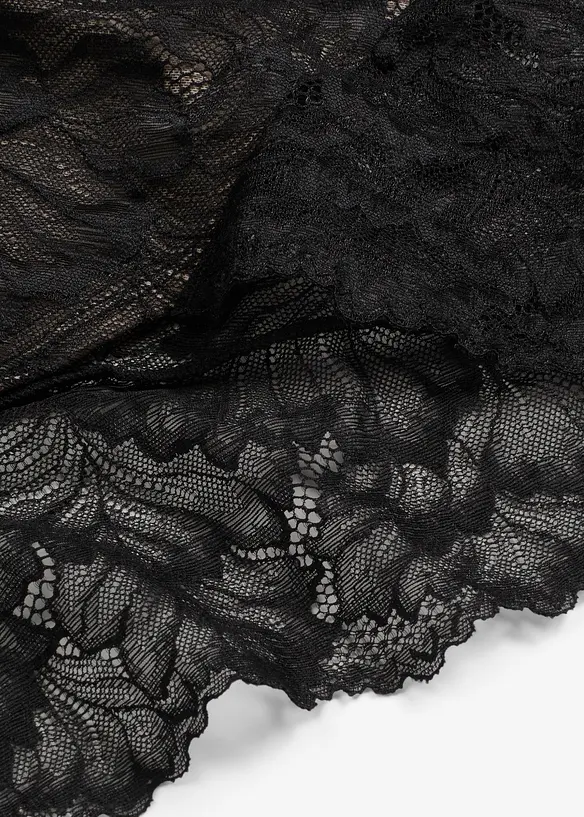 Culotte a vita alta in pizzo delicato, bonprix