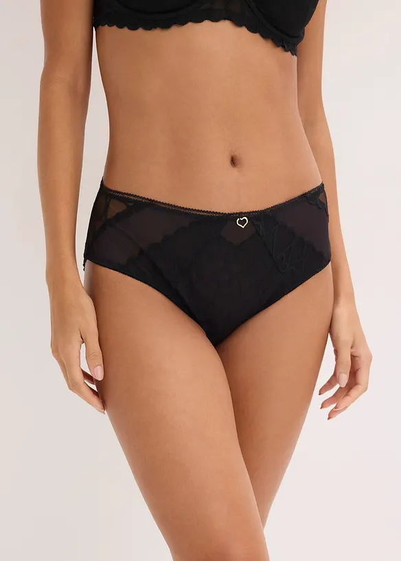 Slip alto con pizzo delicato, bonprix