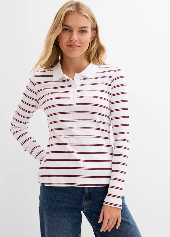 Polo a coste, bonprix