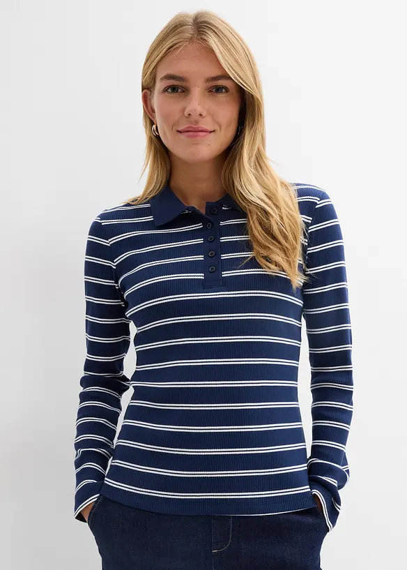 Polo a coste, bonprix