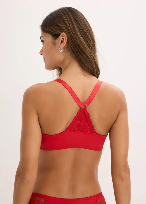 Reggiseno con chiusura anteriore e pizzo delicato, bonprix