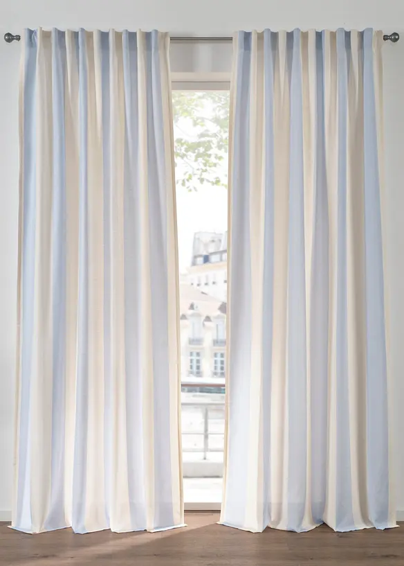 Tenda a righe con poliestere riciclato (pacco da 1), bonprix