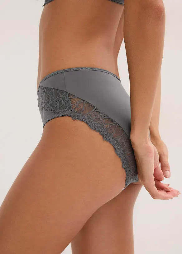 Slip alto con pizzo delicato, bonprix