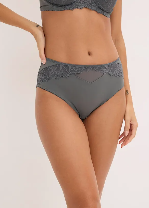 Slip alto con pizzo delicato, bonprix