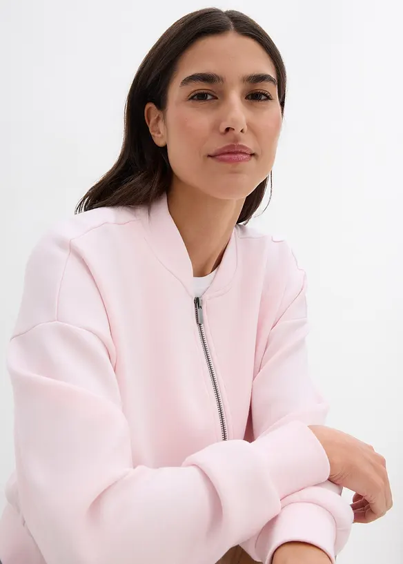 Bomber in morbida felpa  misto viscosa, bonprix