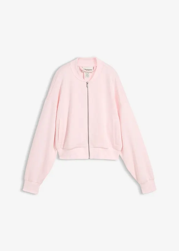 Bomber in morbida felpa  misto viscosa, bonprix