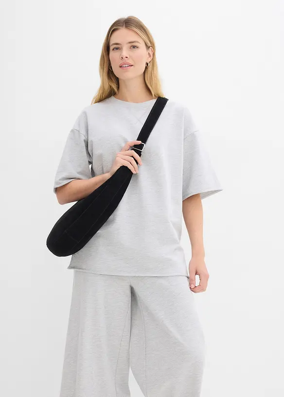 Felpa lunga in puro cotone, bonprix